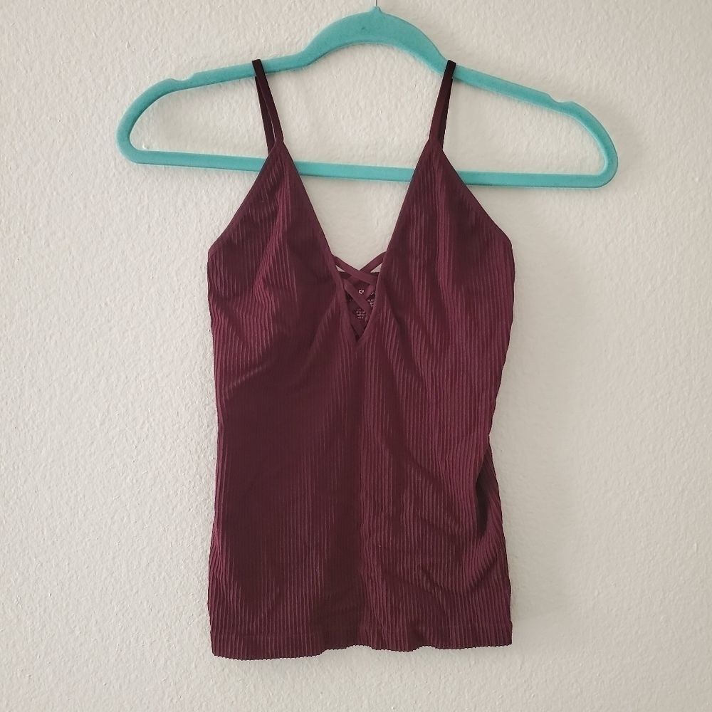 spaghetti strap triangle top s/m